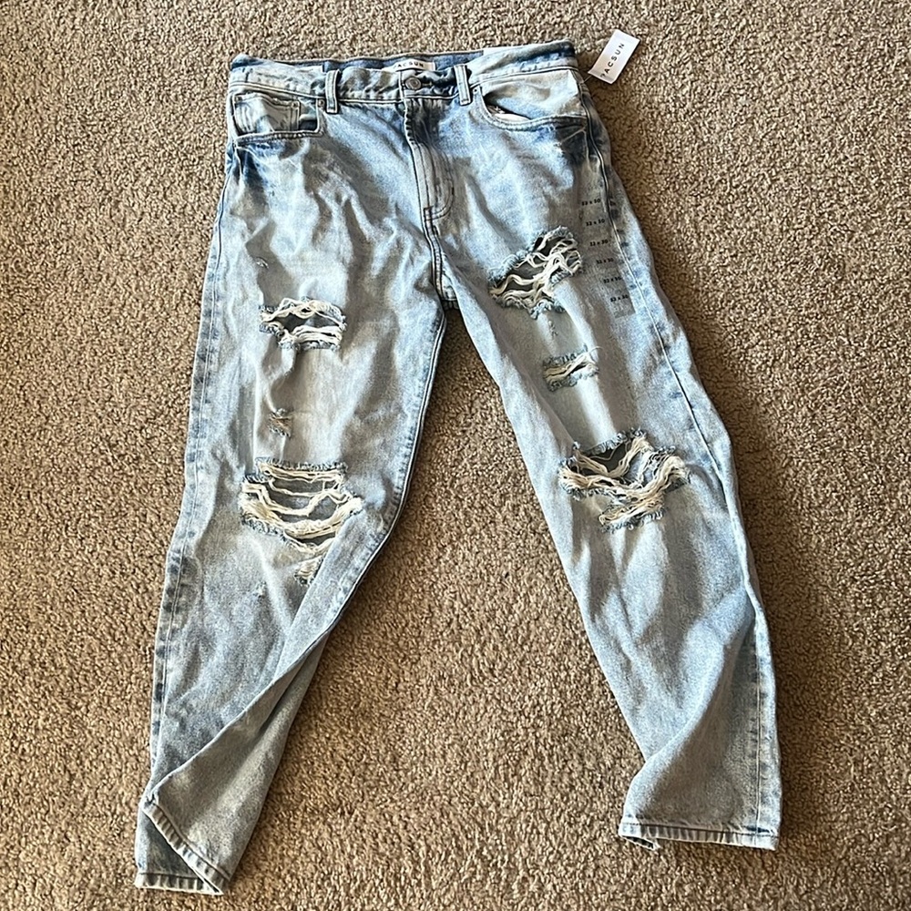 Pacsun sun light wash baggy jeans 32x30 never worn